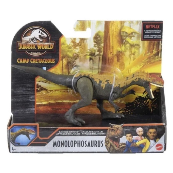 Mattel Jurassic World Toys Camp Cretaceous Savage Strike Monolophosaurus 2021 - Picture 8 of 8